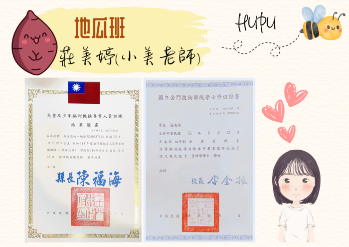 教師學經歷介紹圖片